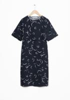 Other Stories New Moon Print Layered Dress