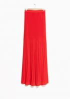 Other Stories Mini Pleated Strapless Dress