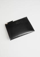 Other Stories Zipped Leather Purse - Black