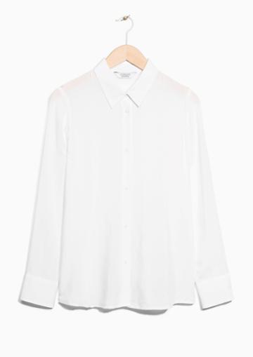 Other Stories Straight Fit Button-down Shirt