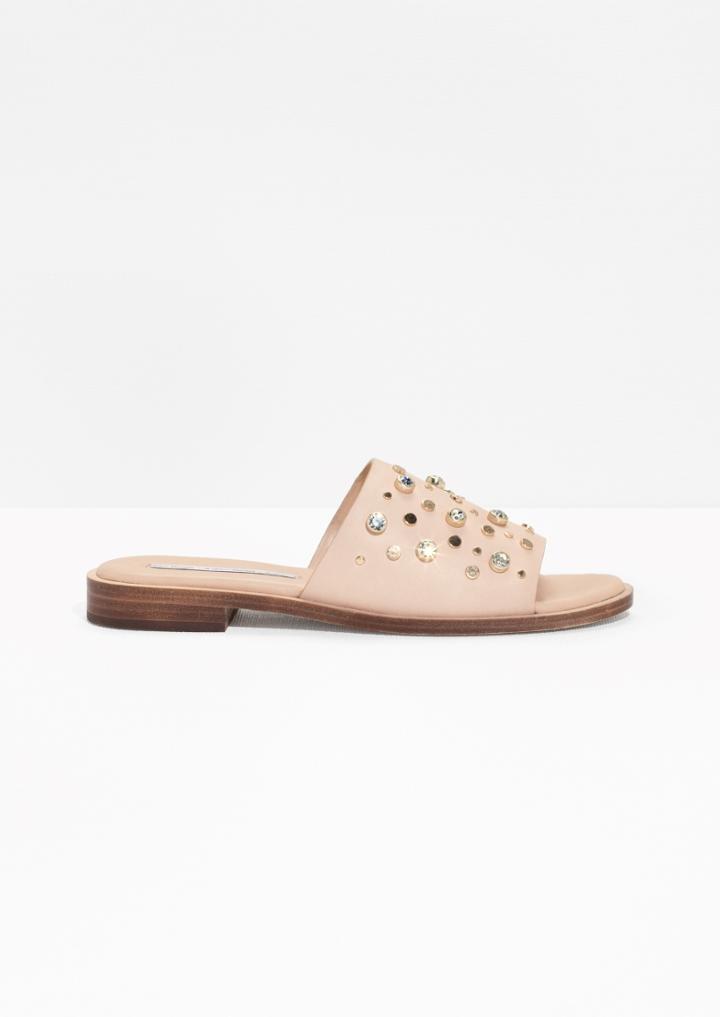 Other Stories Embellished Slippers