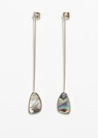 Other Stories Pearlescent Hanging Earrings - Turquoise