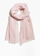 Other Stories Lightweight Wool Scarf - Pink