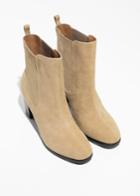 Other Stories Patent Leather Chelsea Boot - Beige