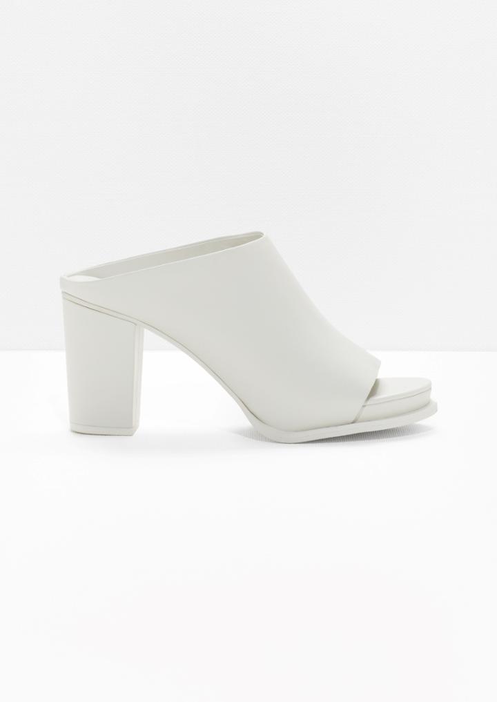 Other Stories Leather Mules
