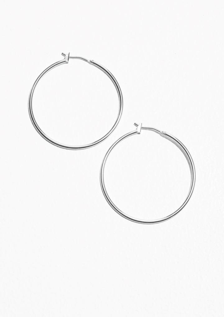 Other Stories Mid Size Hoop Earrings
