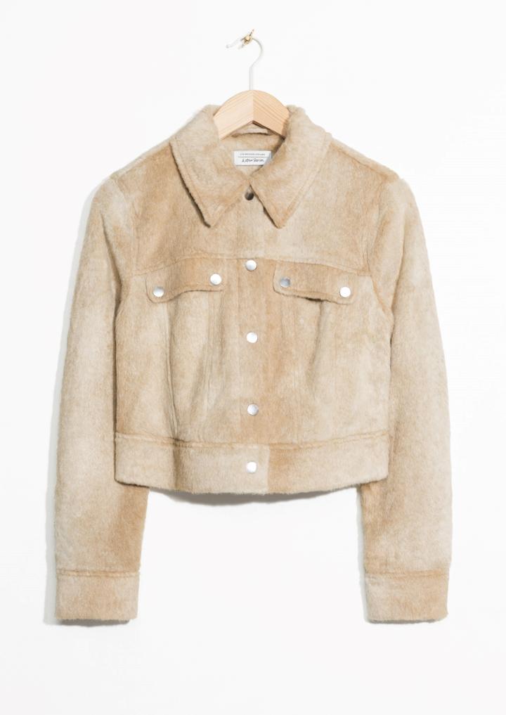 Other Stories Faux Fur Jacket