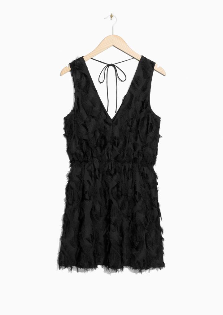 Other Stories Fringe Mini Dress