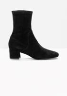 Other Stories Pull On Suede Boots