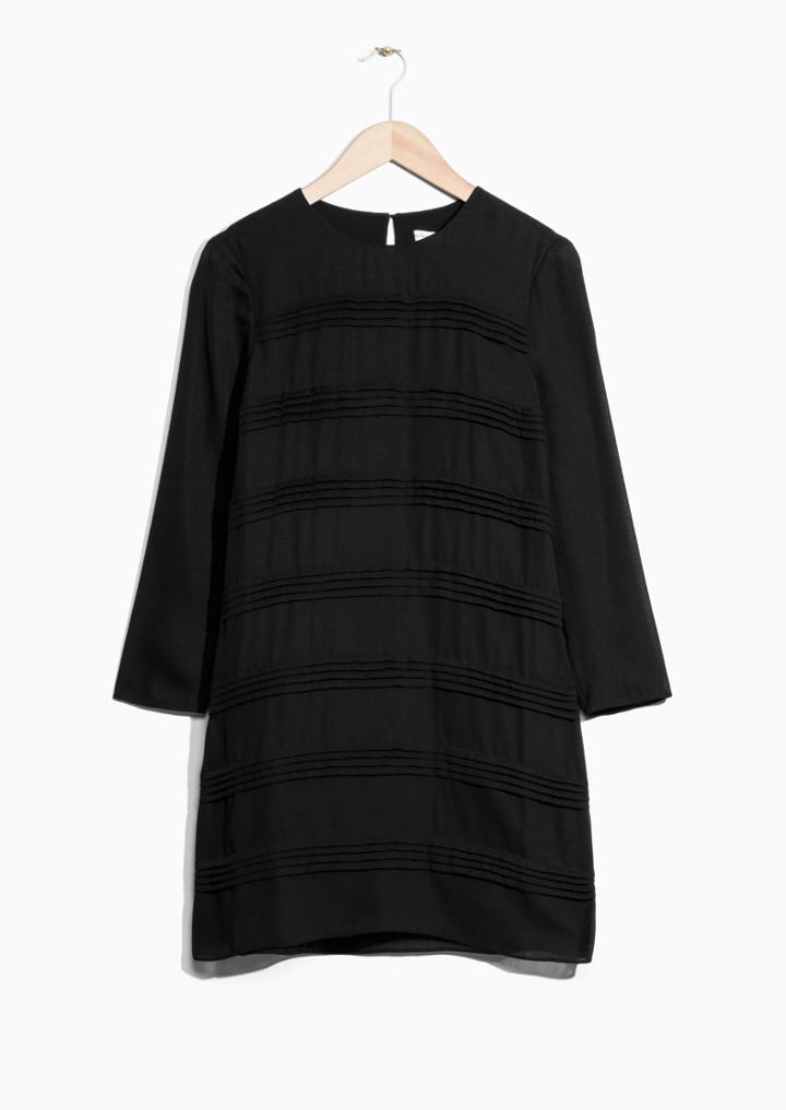 Other Stories Pleated Frills Dress