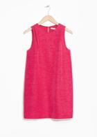Other Stories Sleeveless Cocoon Dress - Pink