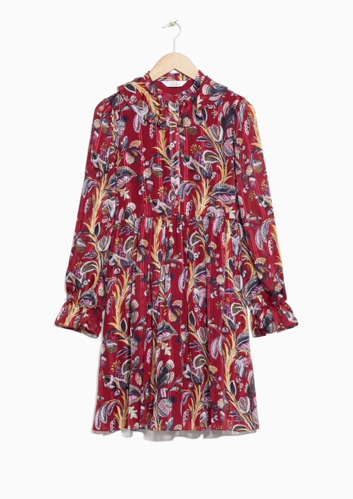 Other Stories Floral-print Mini Dress