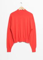 Other Stories Zip Hip Sweater - Red