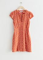Other Stories Printed Mini Dress - Orange