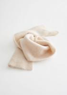 Other Stories Fluffy Mohair Scarf - Beige
