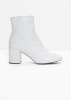 Other Stories Leather Ankle Boots - White