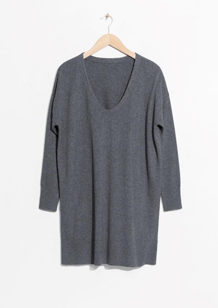 Other Stories Scooped Neck Cashmere Sweater
