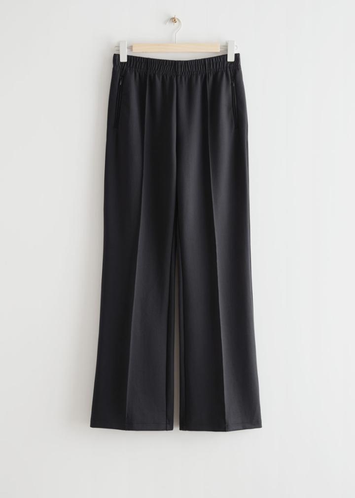 Other Stories Relaxed Track Pants - Black