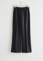 Other Stories Relaxed Track Pants - Black