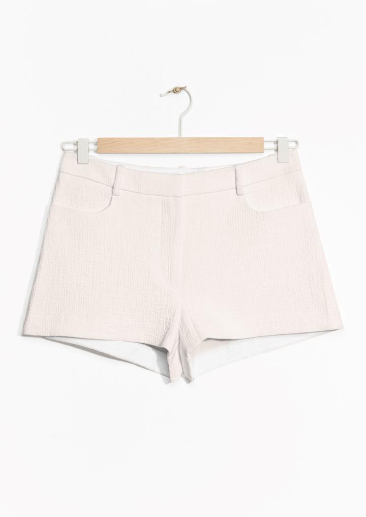 Other Stories Linen-blend Shorts