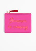 Other Stories Embroidered Purse - Pink