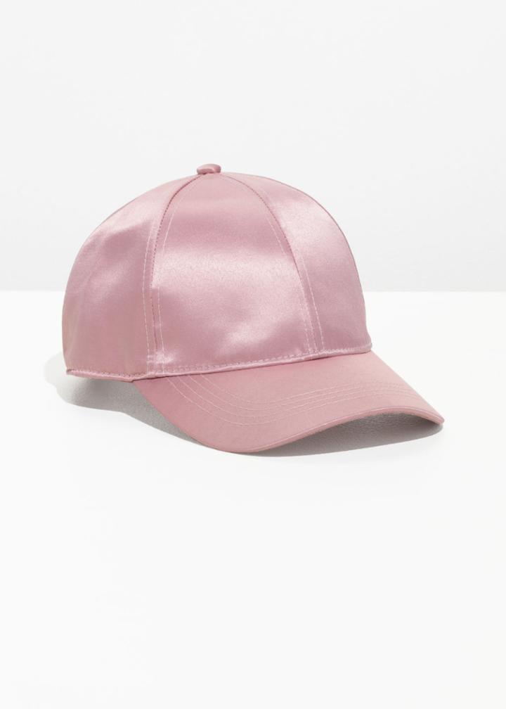 Other Stories Glossy Cap - Pink