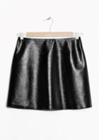 Other Stories Patent Skirt