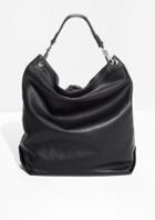 Other Stories Leather Hobo Backpack