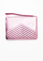 Other Stories Quilted Leather Clutch