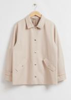 Other Stories Oversized Canvas Jacket - Beige