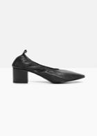 Other Stories Ballerina Leather Pumps - Black