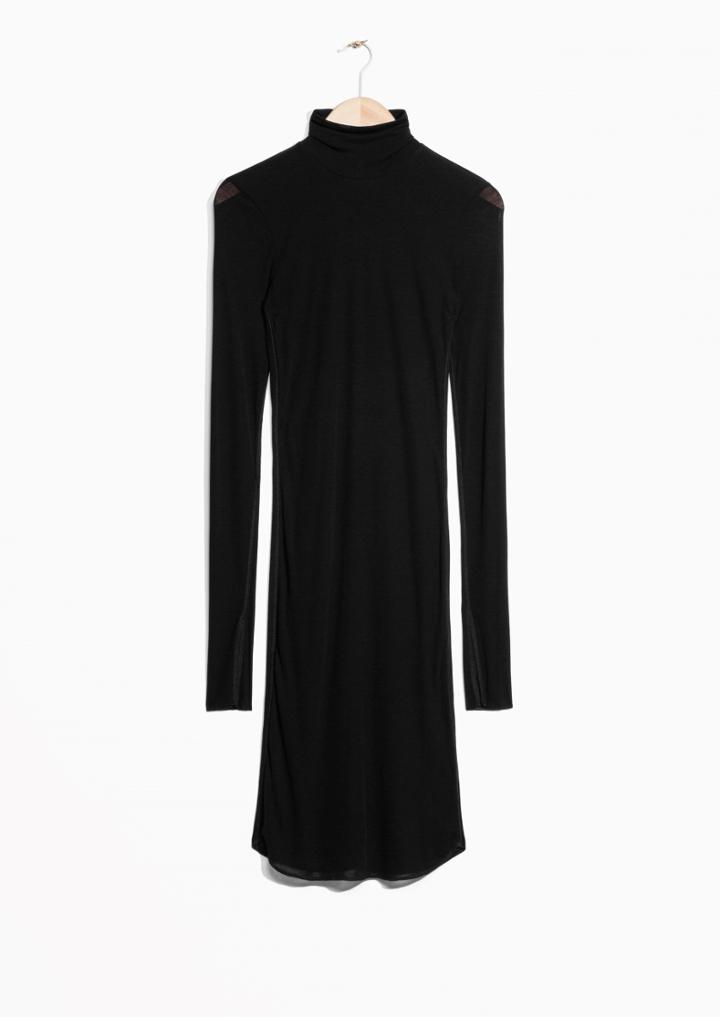 Other Stories Second Skin Turtleneck Dress