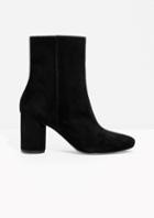 Other Stories High Shaft Suede Boots