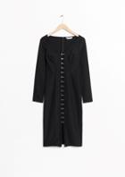 Other Stories Hook & Eye Placket Dress