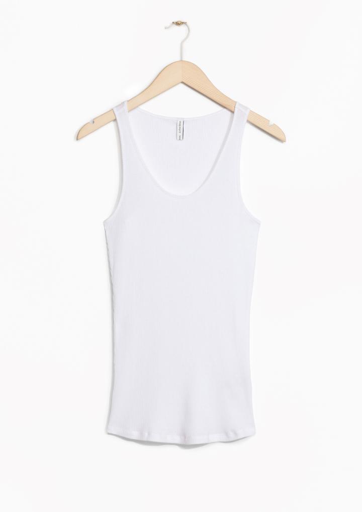 Other Stories Cotton Blend Tank Top