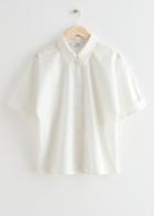 Other Stories Relaxed Penguin Sleeve Blouse - White