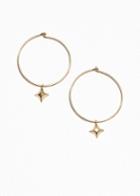 Other Stories Dangling Star Hoops - Gold