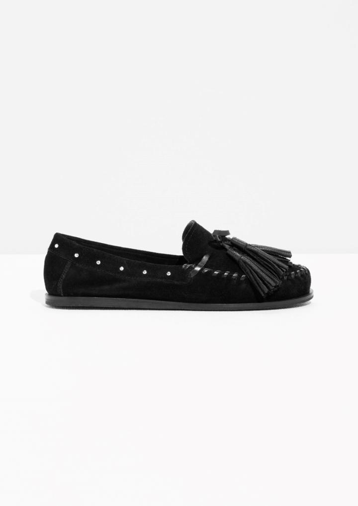 Other Stories Suede Moccasin