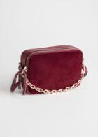 Other Stories O-ring Chain Crossbody Bag - Red