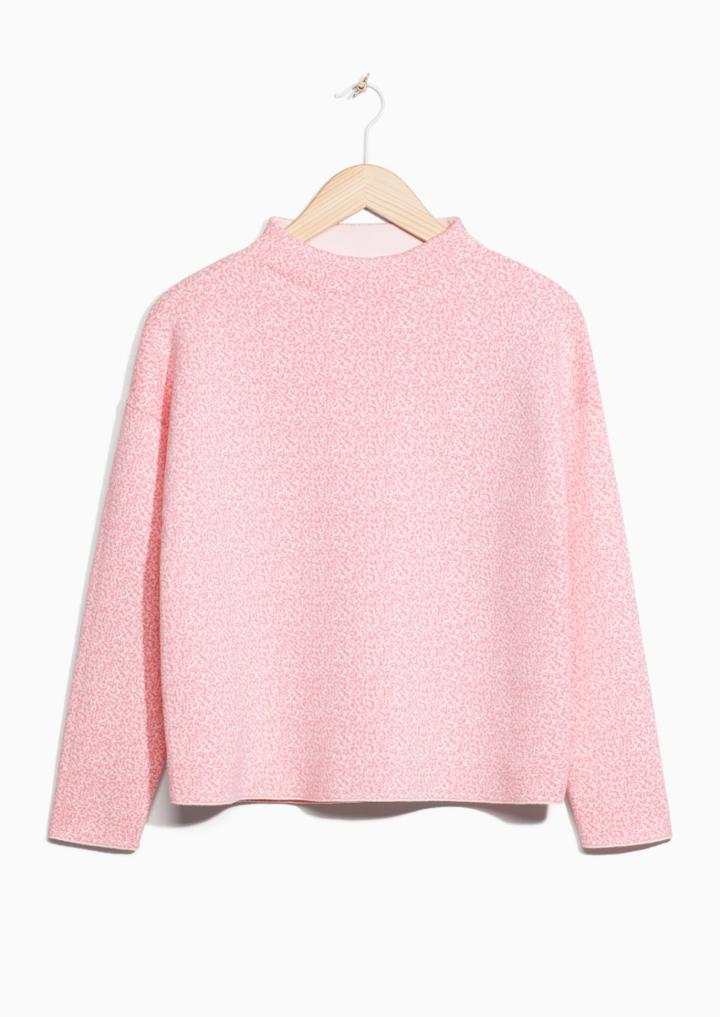 Other Stories Pixel Jacquard Sweater