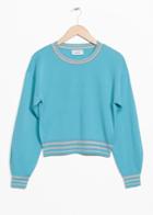 Other Stories Merino Wool Sweater - Turquoise