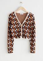 Other Stories Fitted Knit Cardigan - Orange