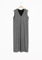 Other Stories Melange V-neck Dress