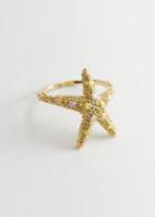 Other Stories Starfish Ring - Pink