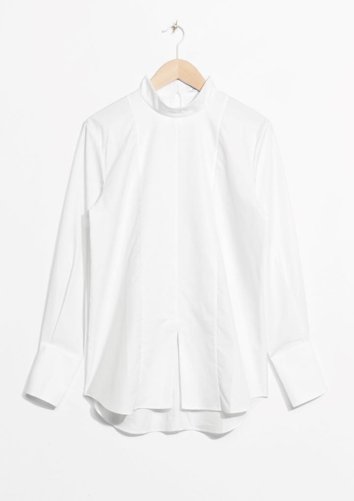 Other Stories Front Slit Shirt