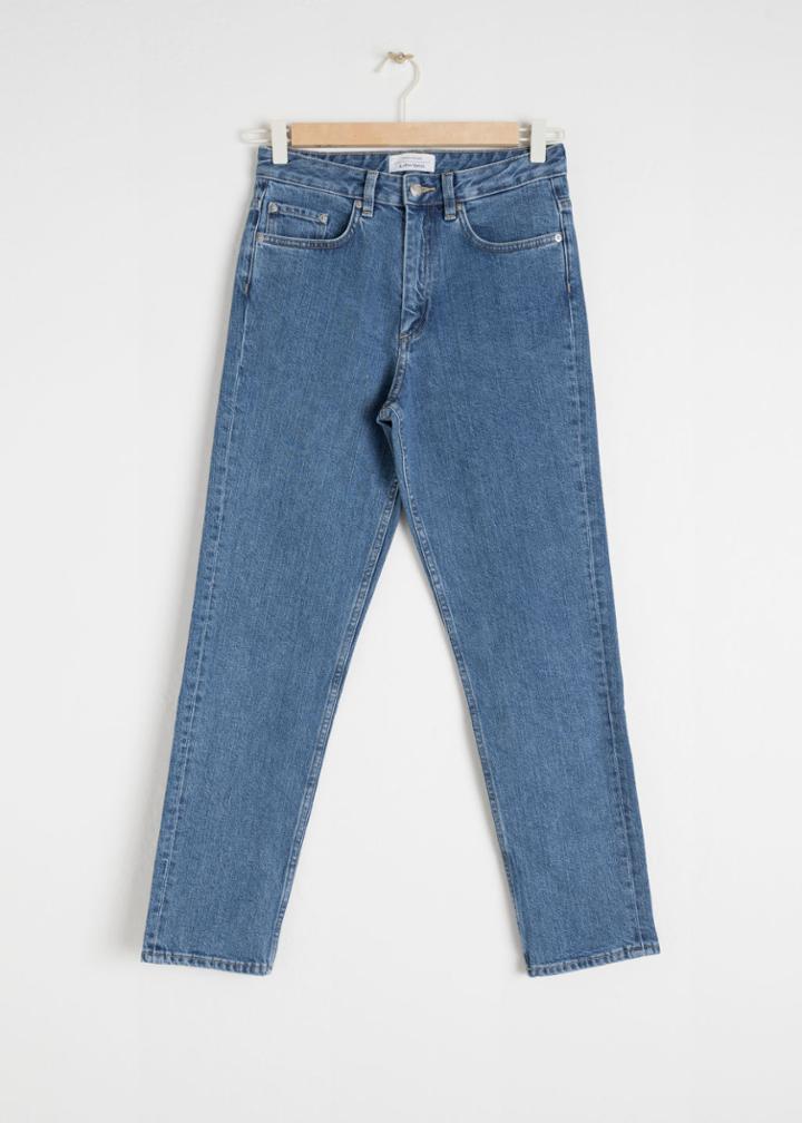 Other Stories Straight Denim Jeans - Blue
