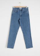 Other Stories Straight Denim Jeans - Blue
