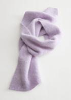 Other Stories Fluffy Mohair Scarf - Purple