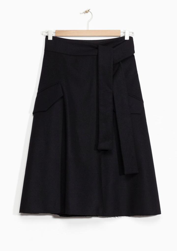 Other Stories Flap Pocket Skirt
