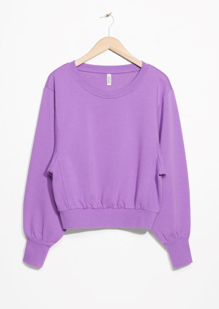 Other Stories Oversized Crop Sweater